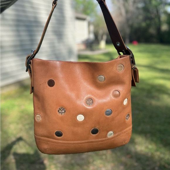 Handbags - Coach Limited Edition Polkadot shoulder bag.